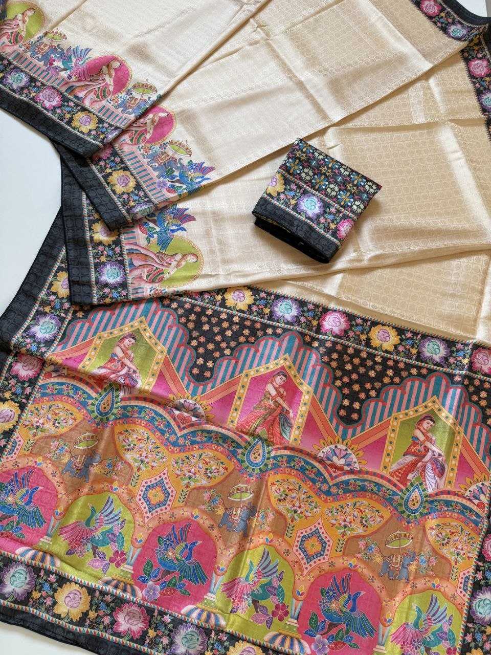 Soft Silk Printed Saree