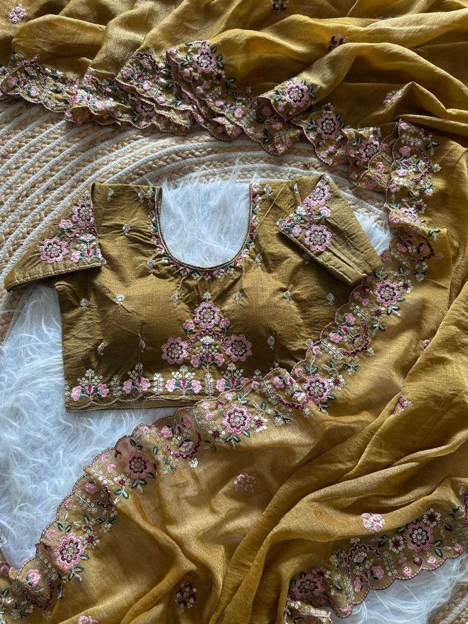 Dull Moss Traditional Silk Saree