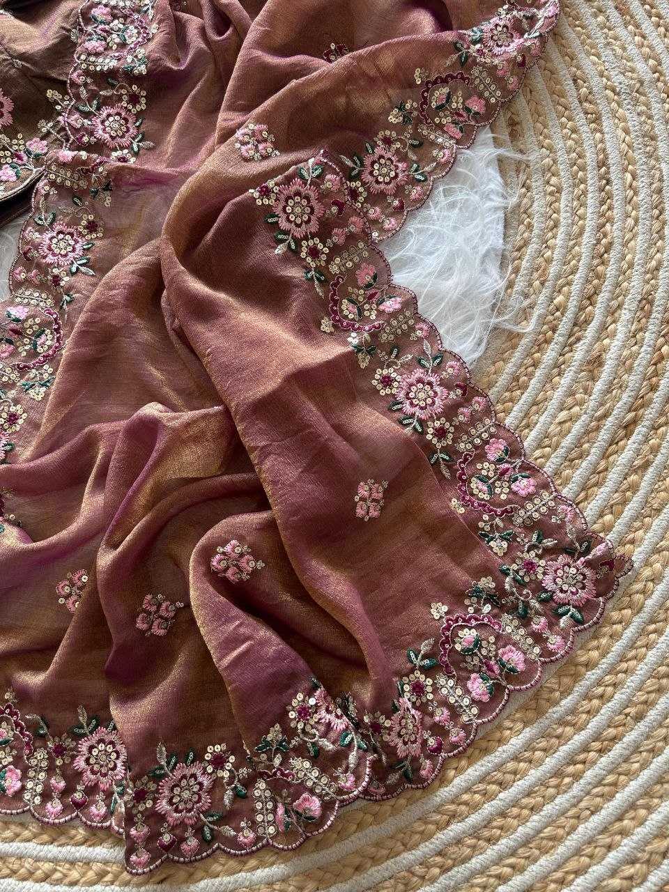 Dull Moss Traditional Silk Saree