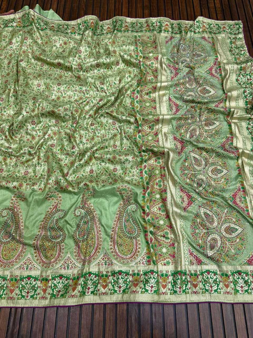 Pashmina Traditional Silk Saree