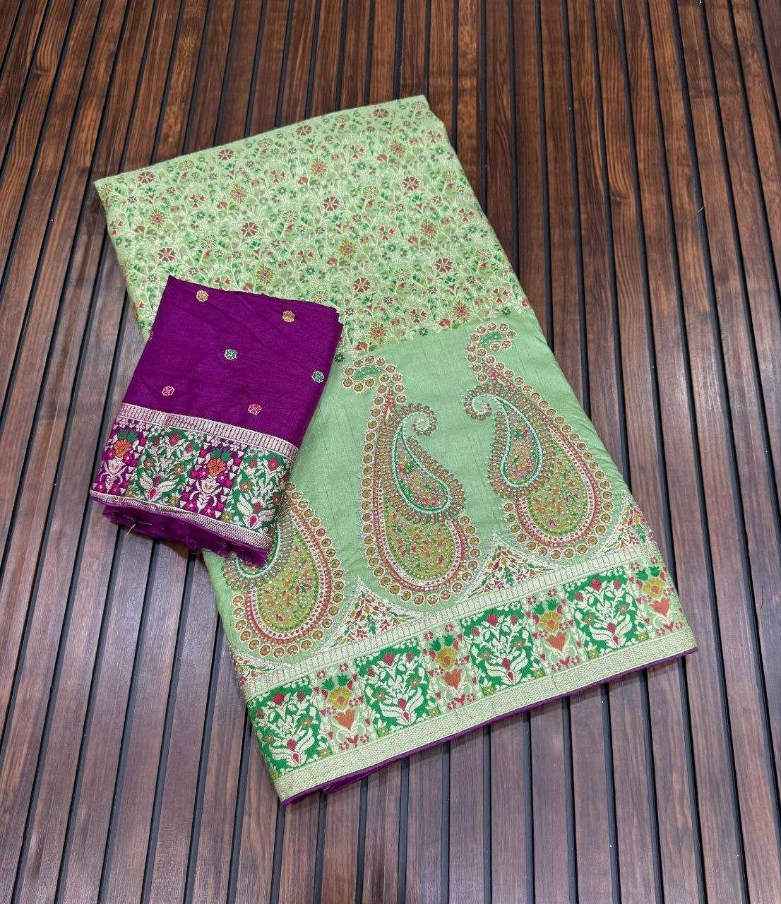 Pashmina Traditional Silk Saree