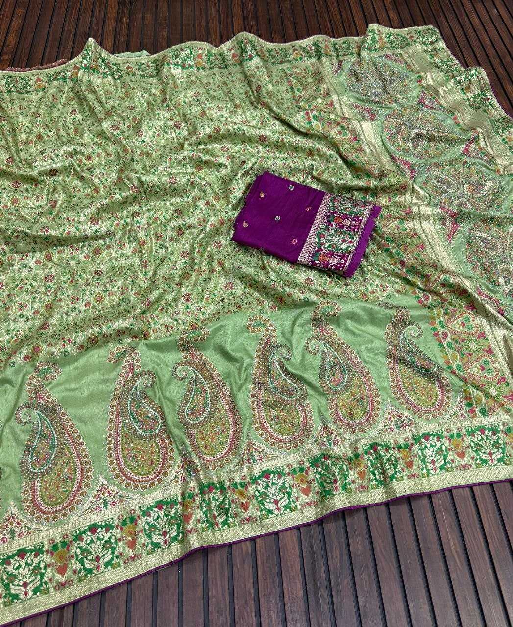 Pashmina Traditional Silk Saree