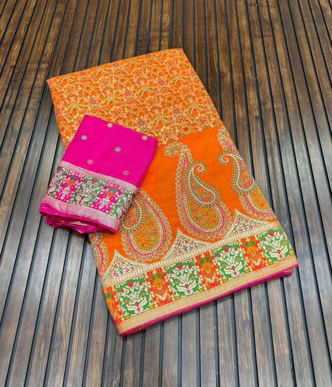 Pashmina Traditional Silk Saree