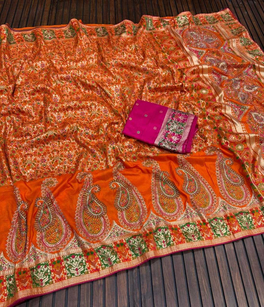 Pashmina Traditional Silk Saree