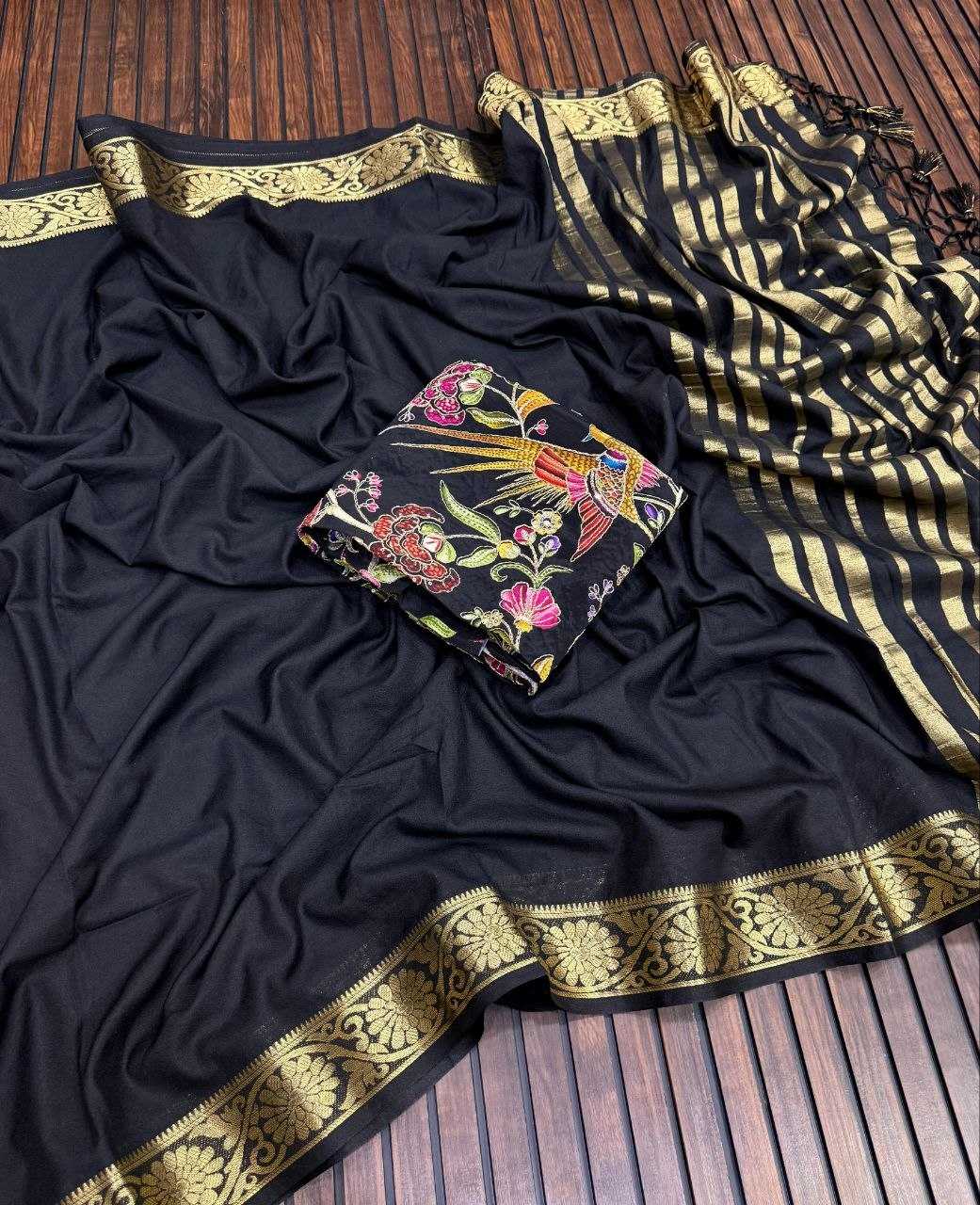 Georgette Embroidered Saree
