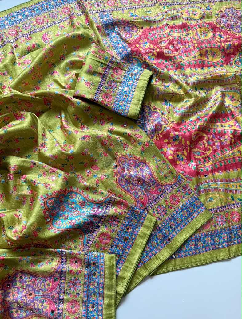 Dola Silk Printed Saree