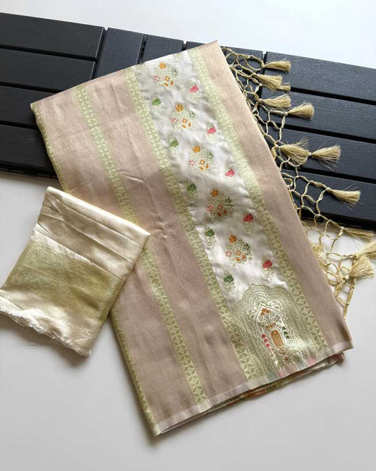 Nylon Party Wear Silk Saree