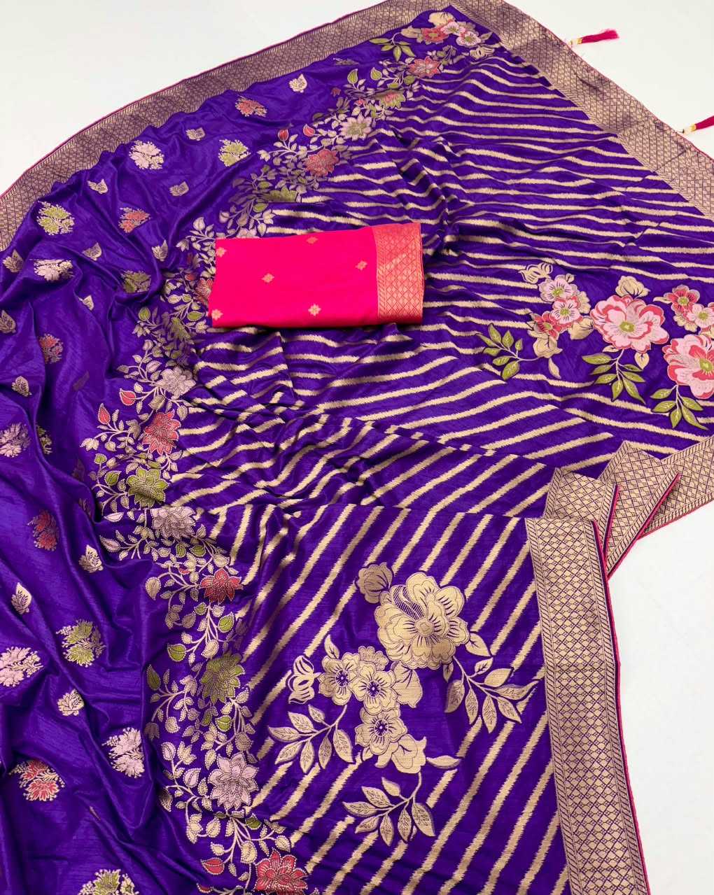 Dola Silk Saree in Wine