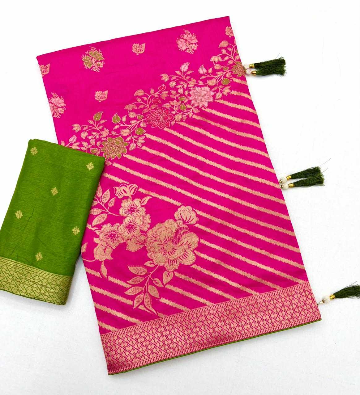 Dola Silk Saree in Wine