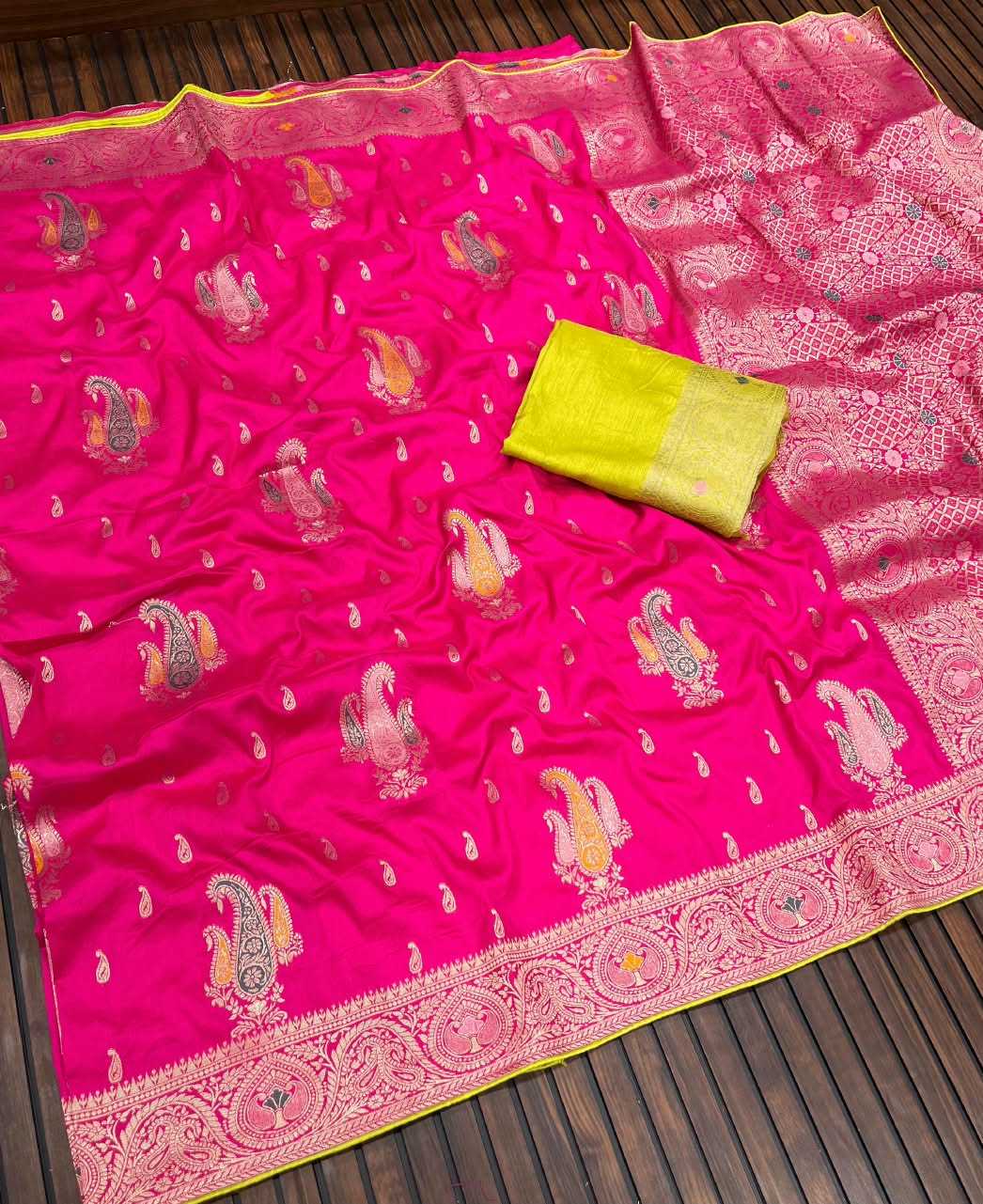 Dola Silk Saree in Blue