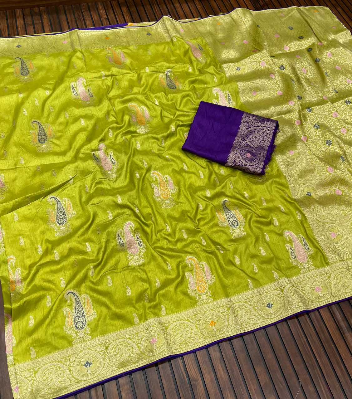 Dola Silk Saree in Blue