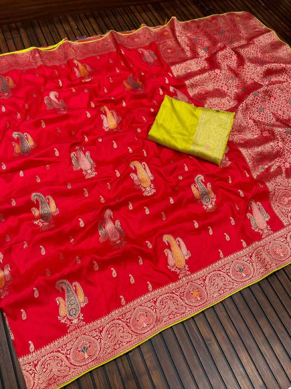 Dola Silk Saree in Blue