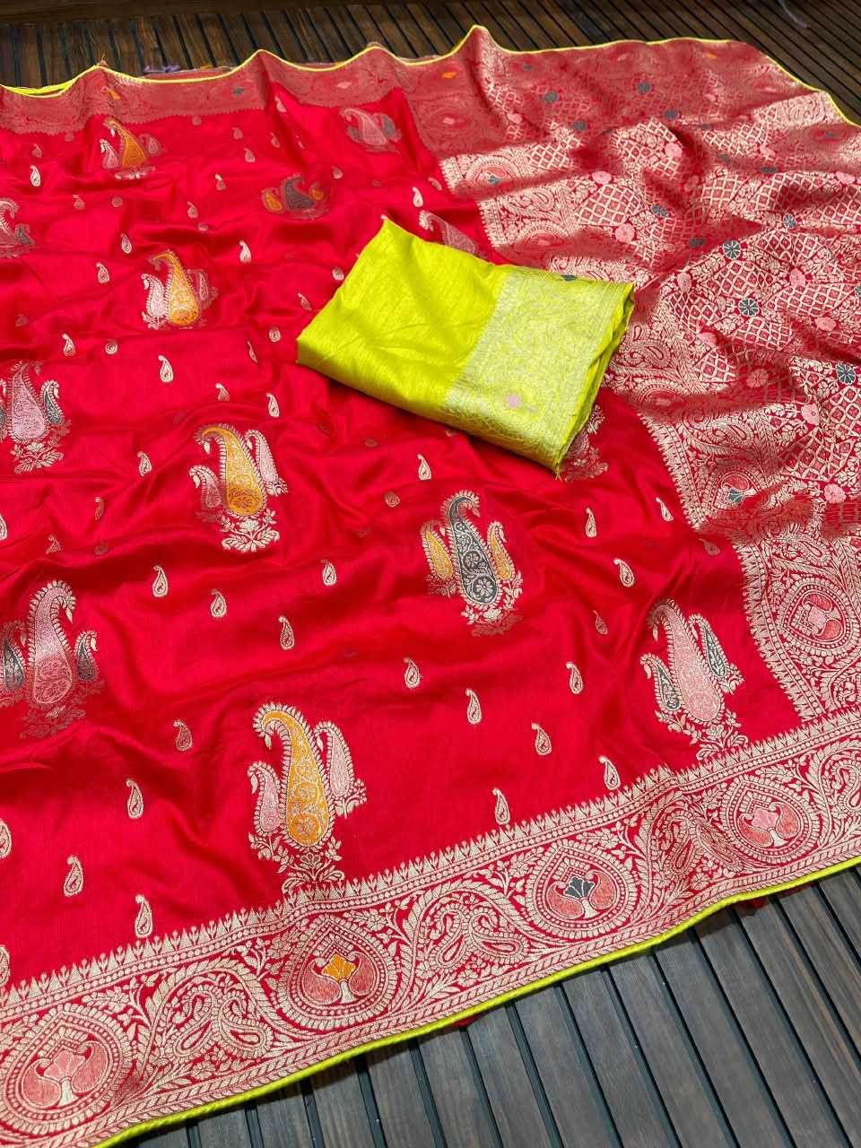 Dola Silk Saree in Blue