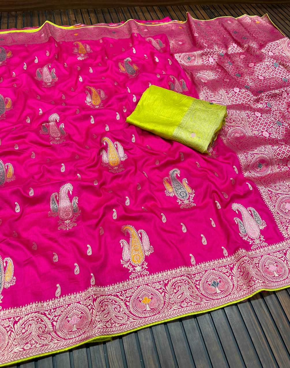 Dola Silk Saree in Blue