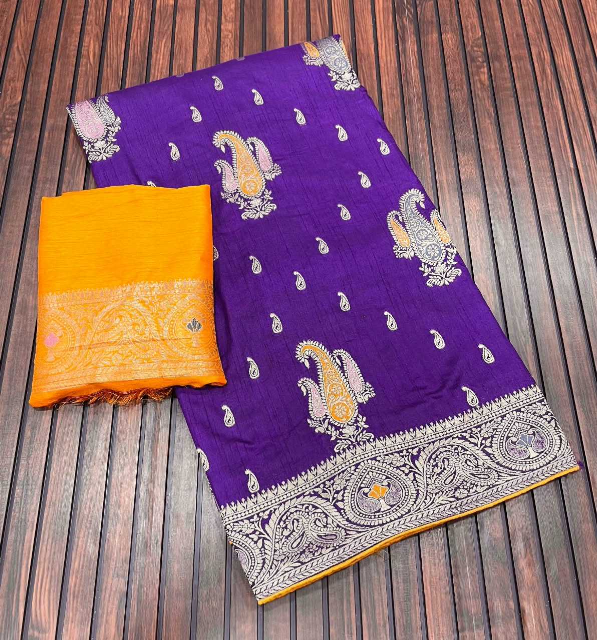 Dola Silk Saree in Blue