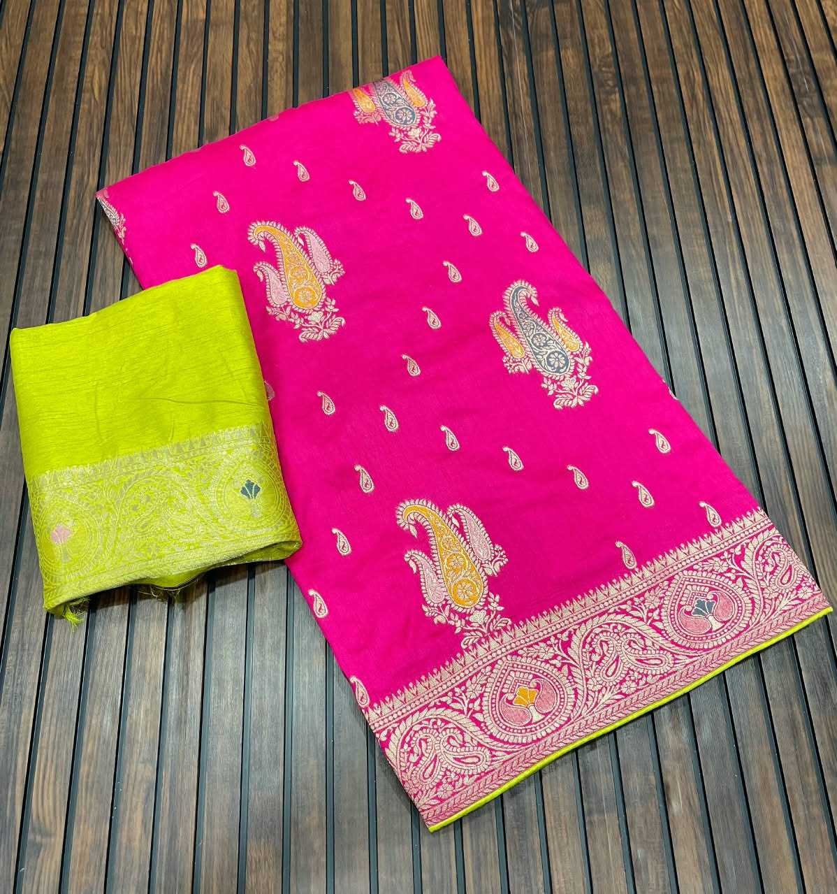 Dola Silk Saree in Blue