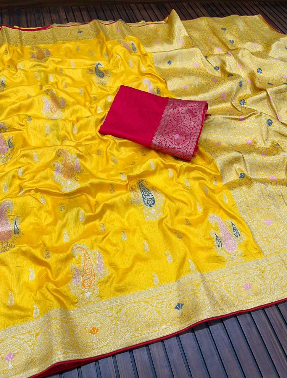 Dola Silk Saree in Blue