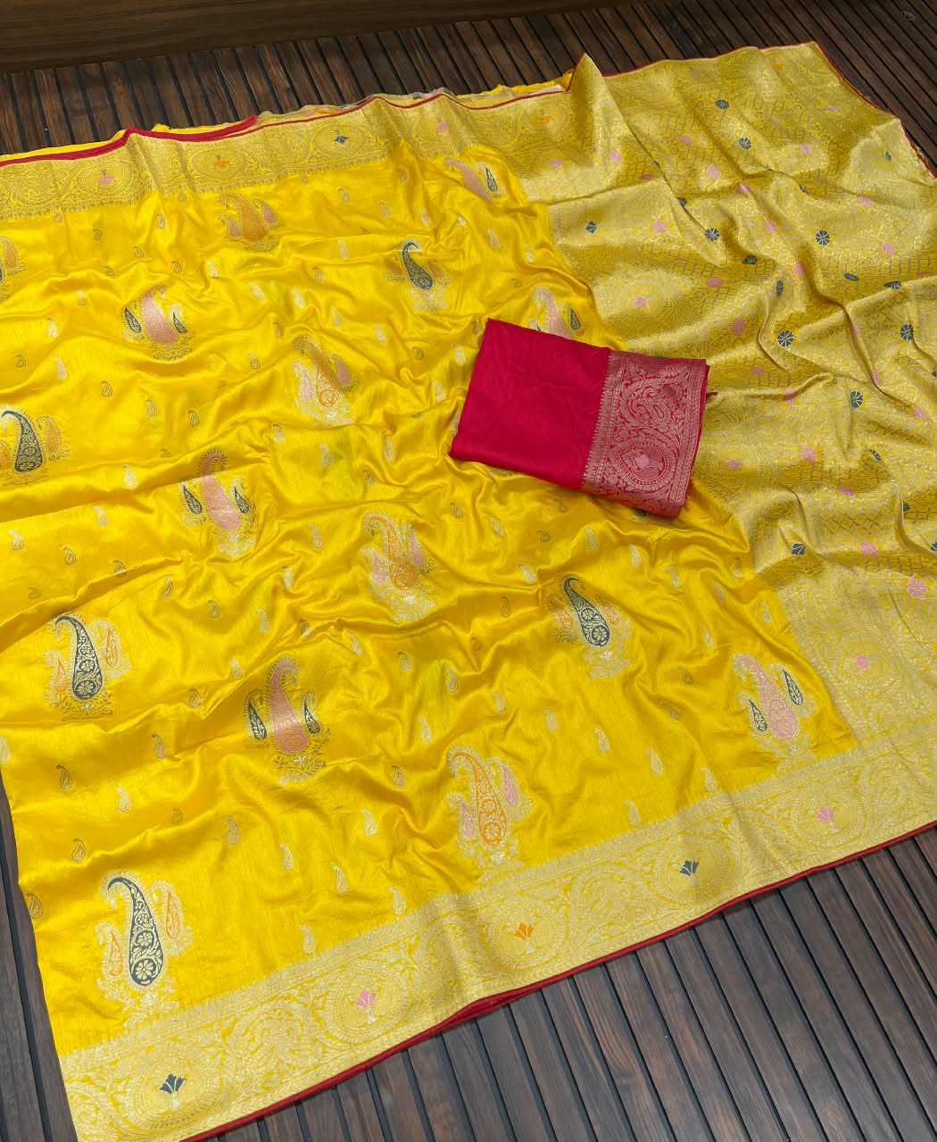 Dola Silk Saree in Blue