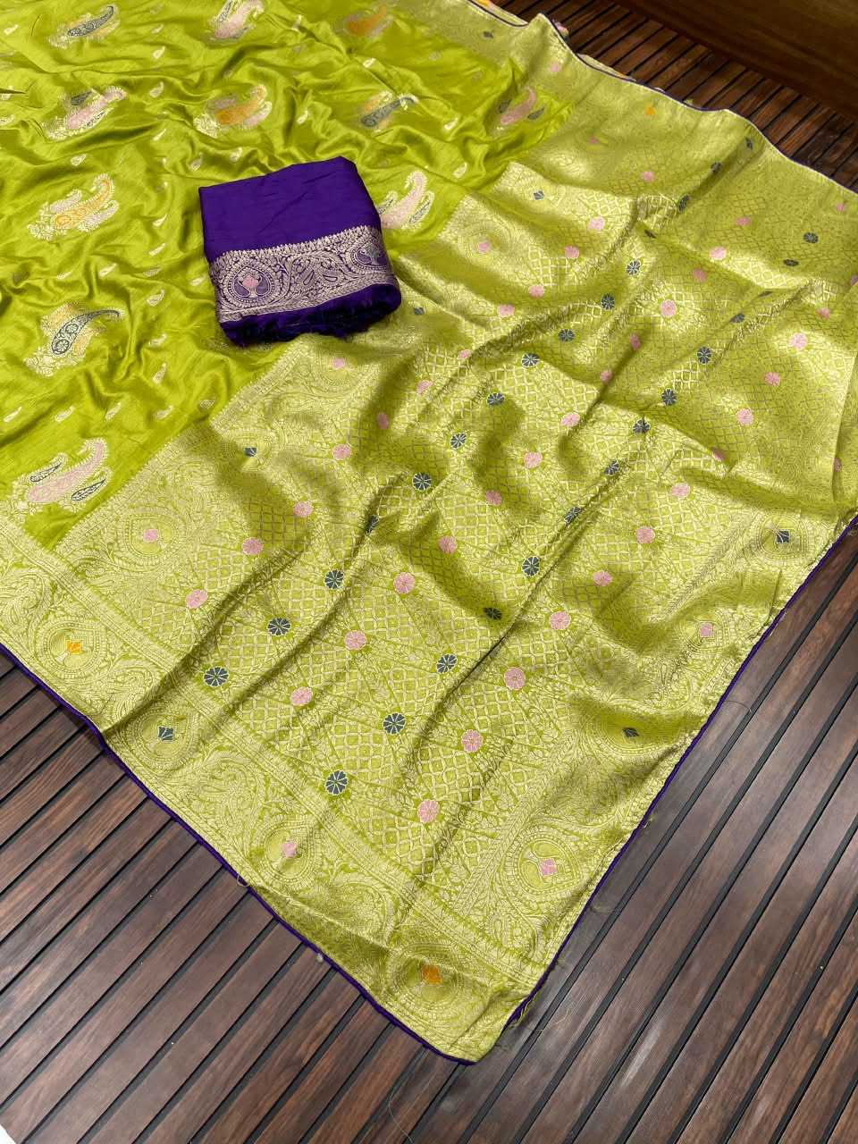 Dola Silk Saree in Blue