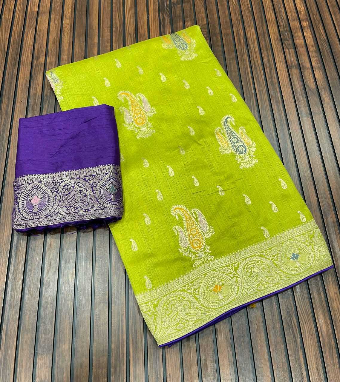 Dola Silk Saree in Blue