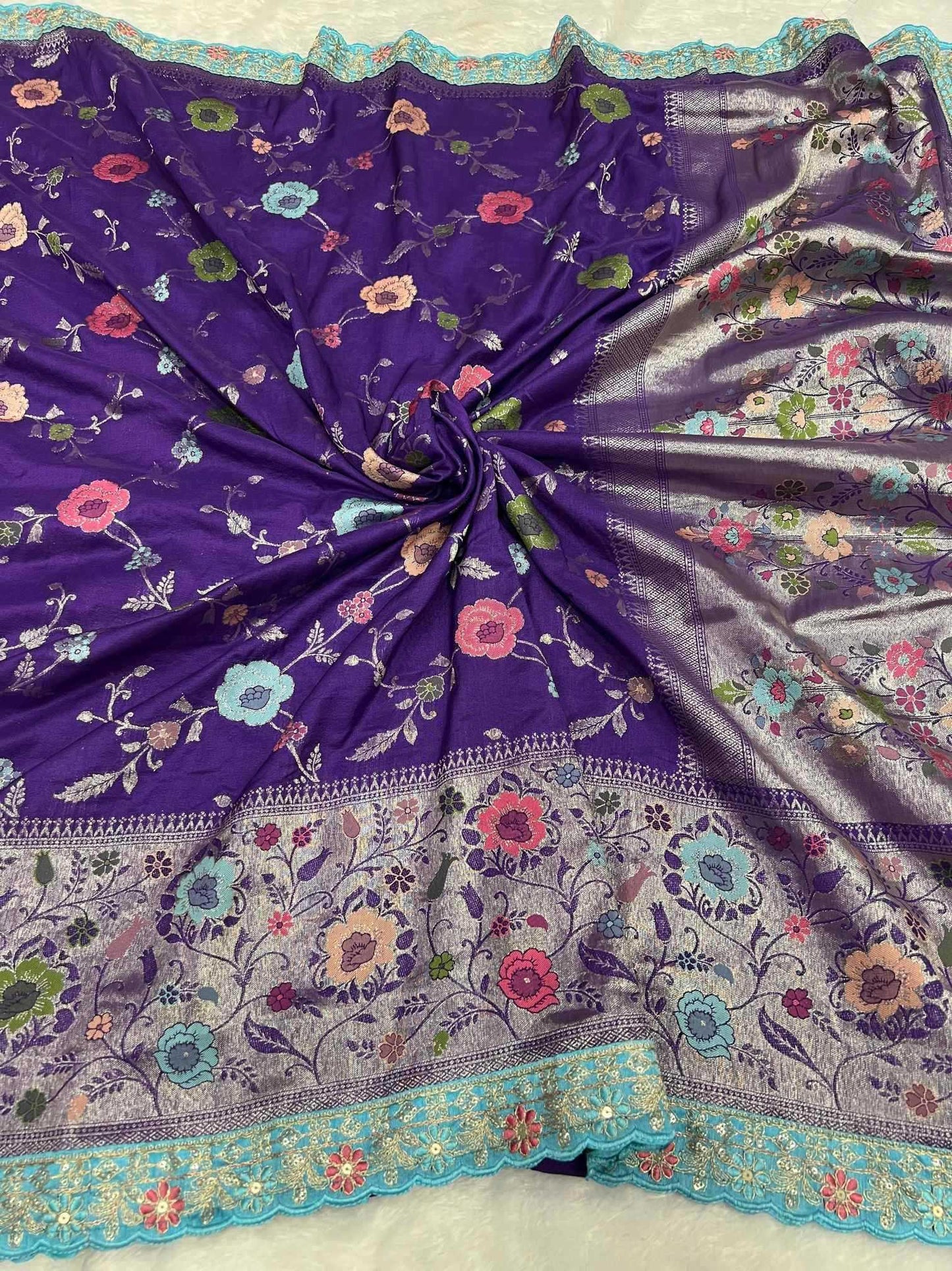 Crepe Silk Traditional Saree