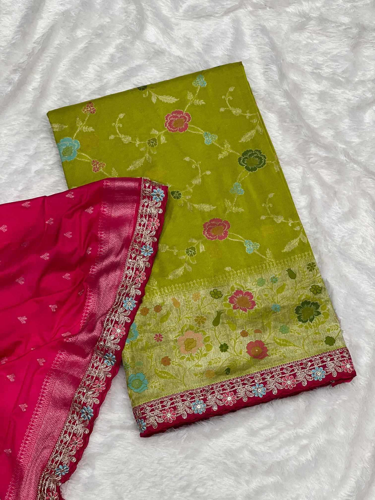 Crepe Silk Traditional Saree