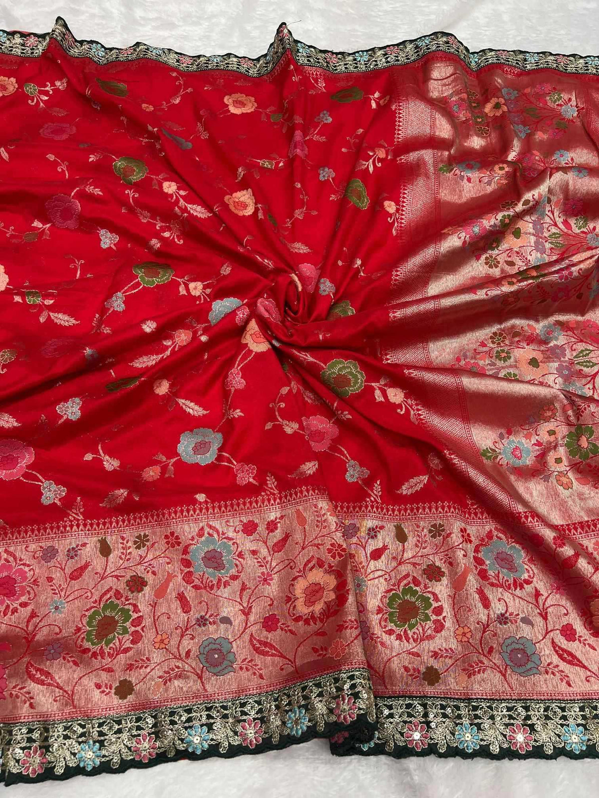 Crepe Silk Traditional Saree