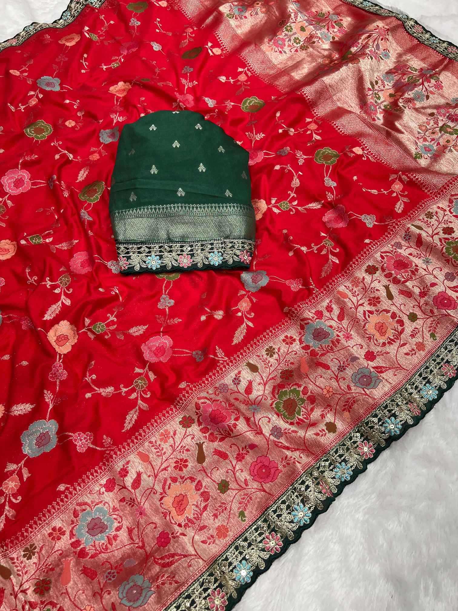 Crepe Silk Traditional Saree