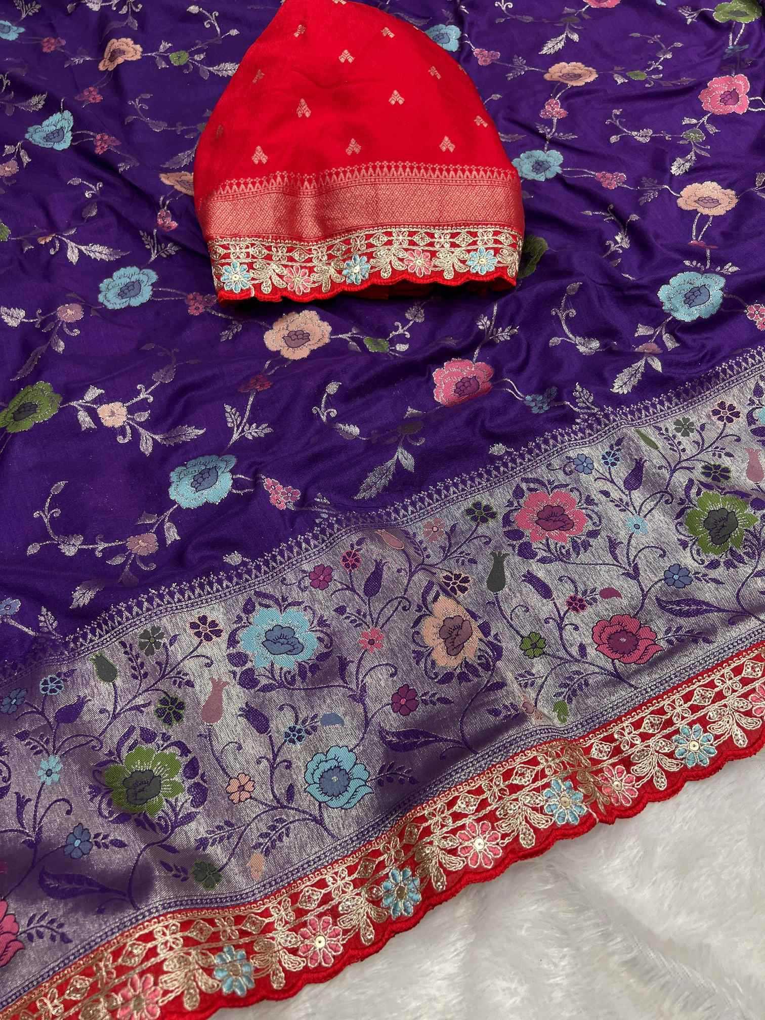 Crepe Silk Traditional Saree
