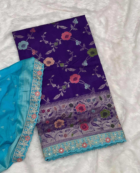Crepe Silk Traditional Saree