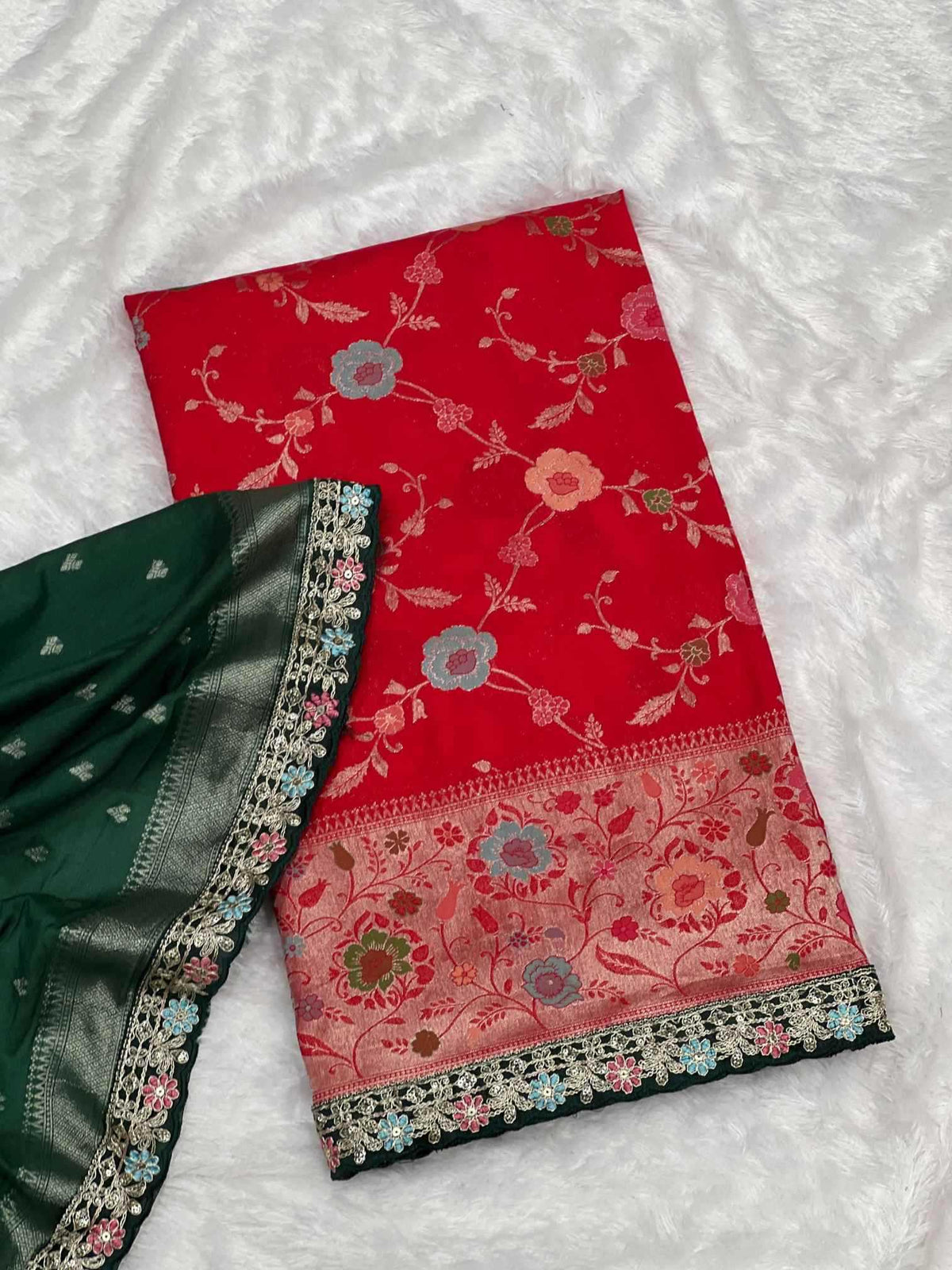 Crepe Silk Traditional Saree