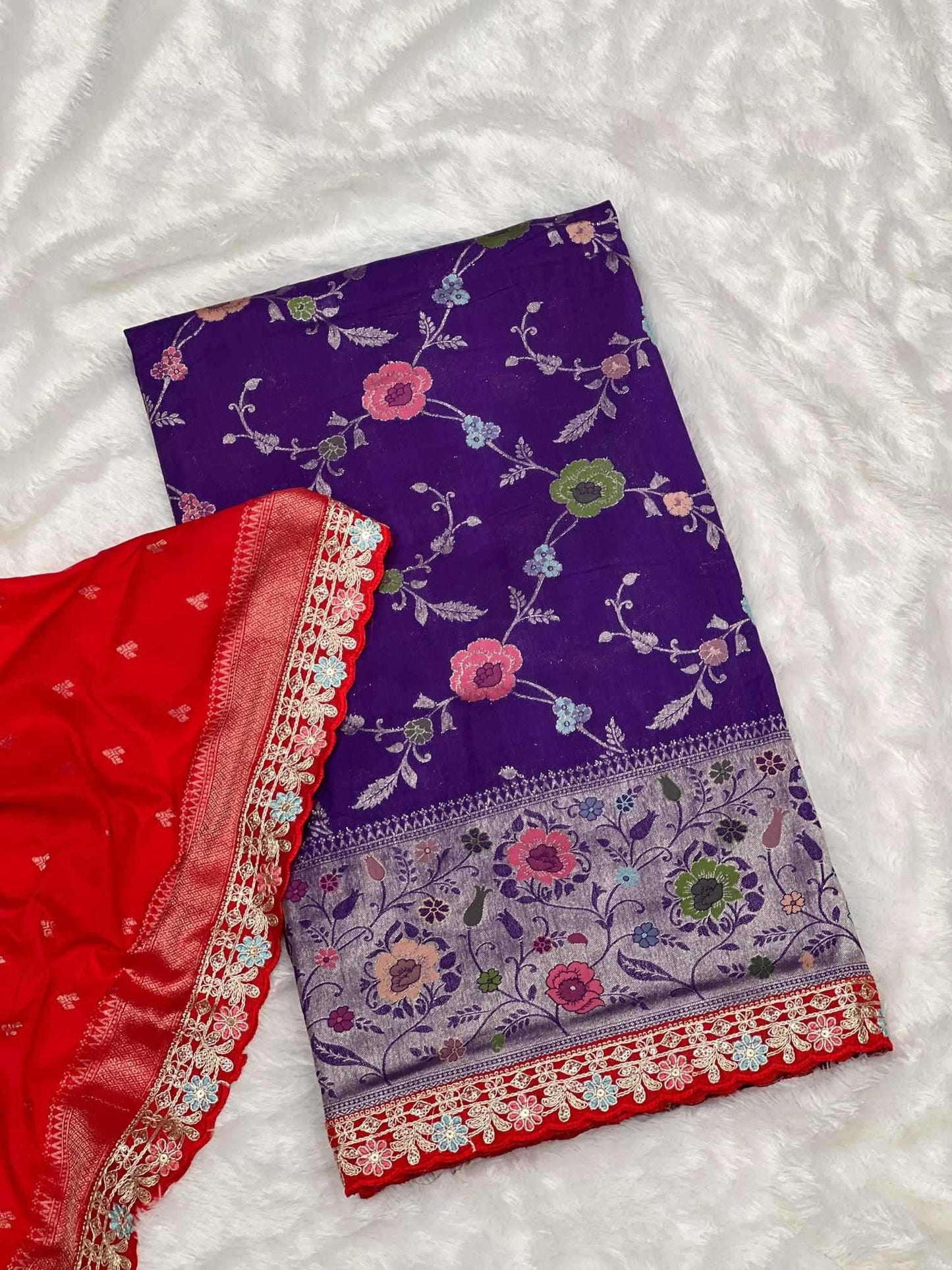 Crepe Silk Traditional Saree