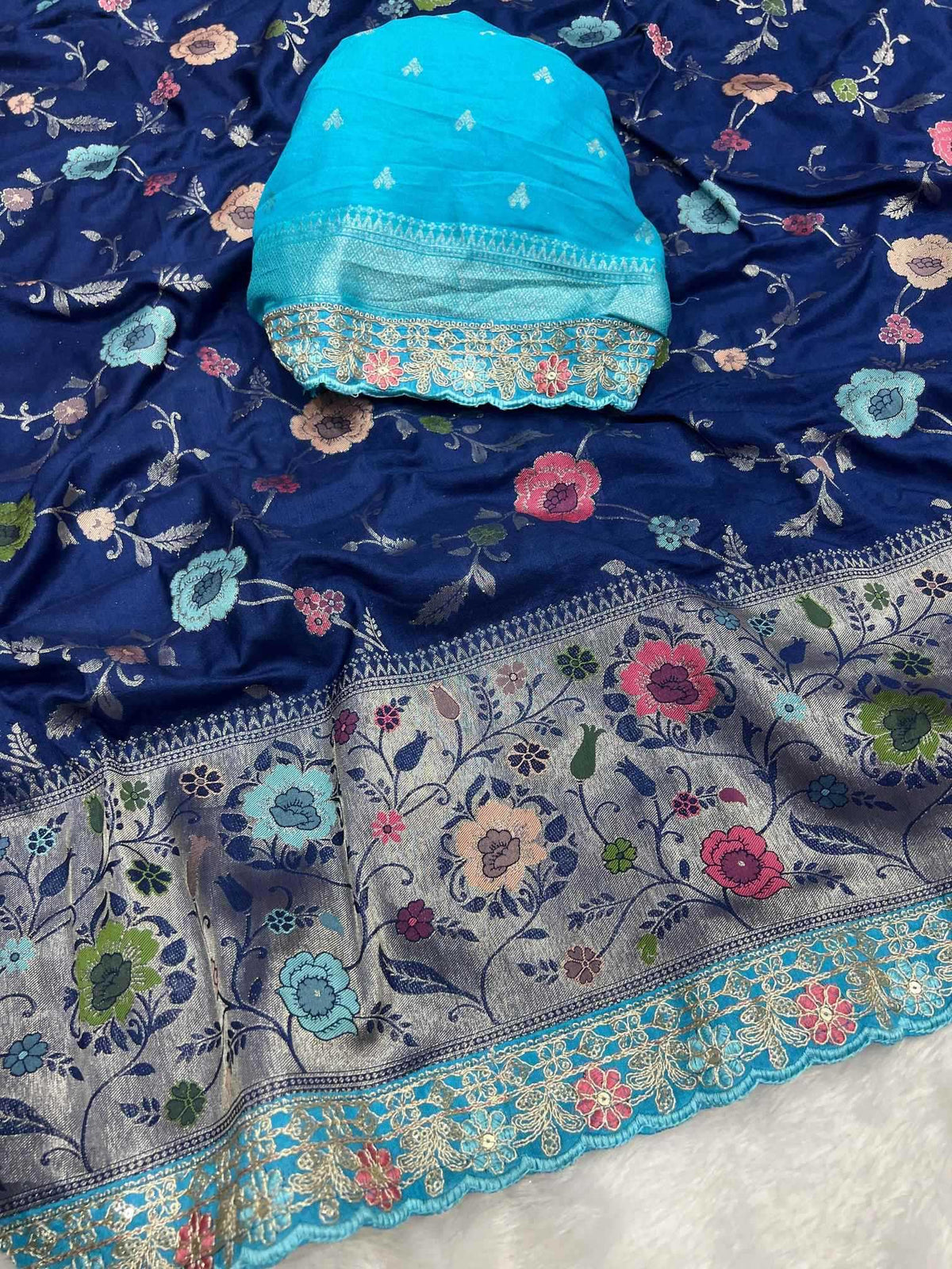 Crepe Silk Traditional Saree