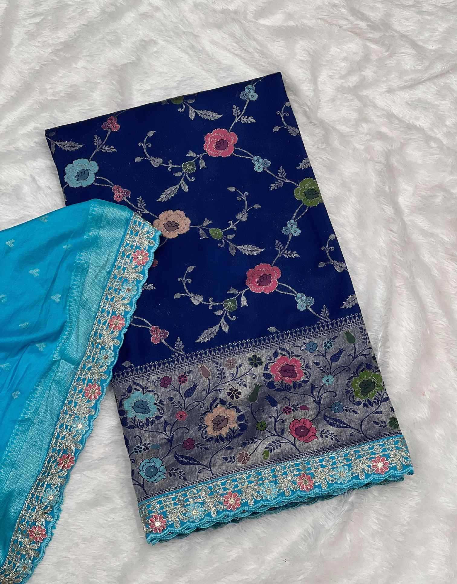 Crepe Silk Traditional Saree