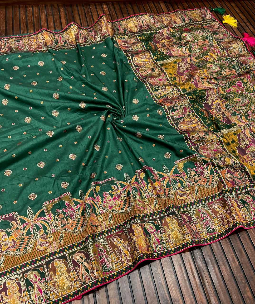 Soft Silk Saree in White