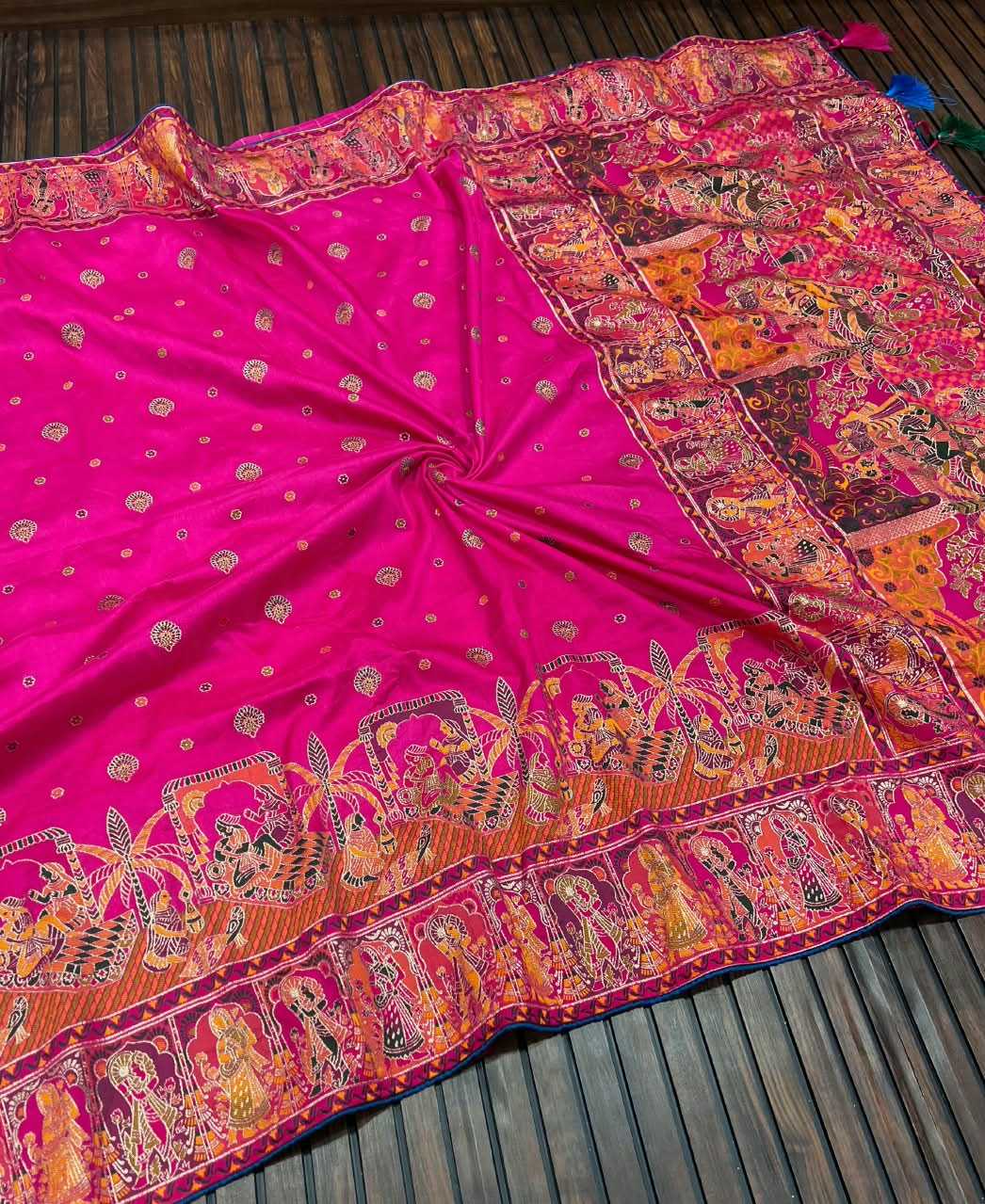 Soft Silk Saree in White