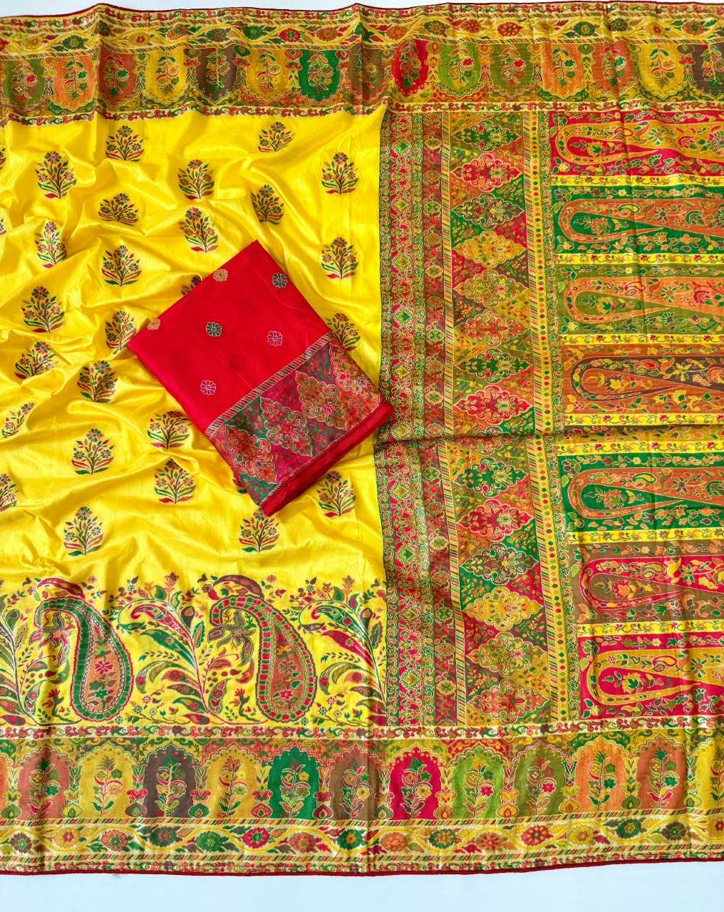 Pashmina Designer Saree in Blue