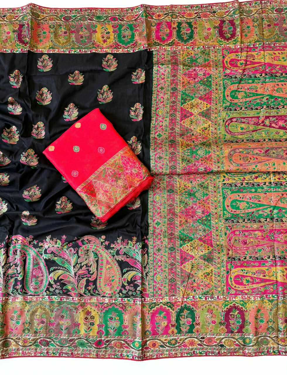 Pashmina Designer Saree in Blue