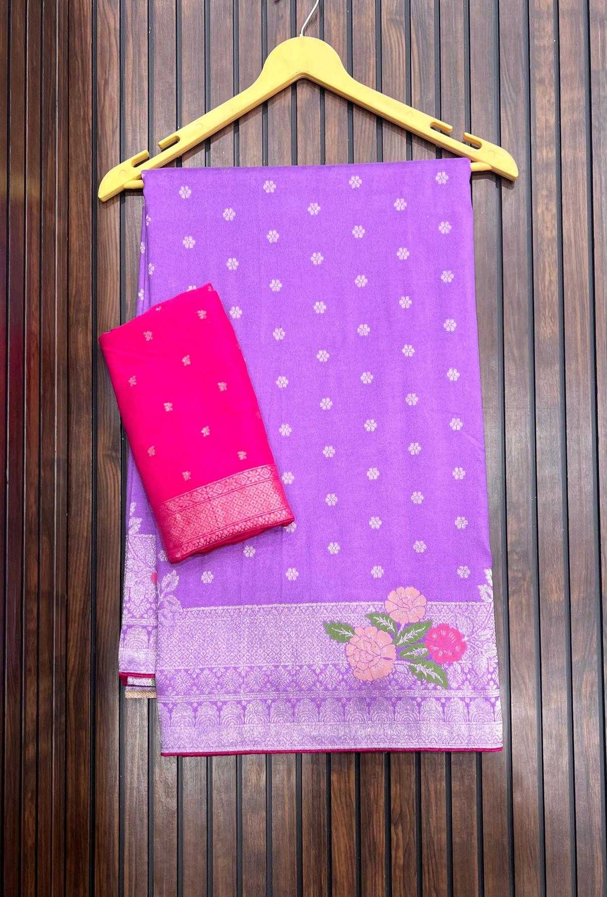 Pure Silk Soft Saree in Black