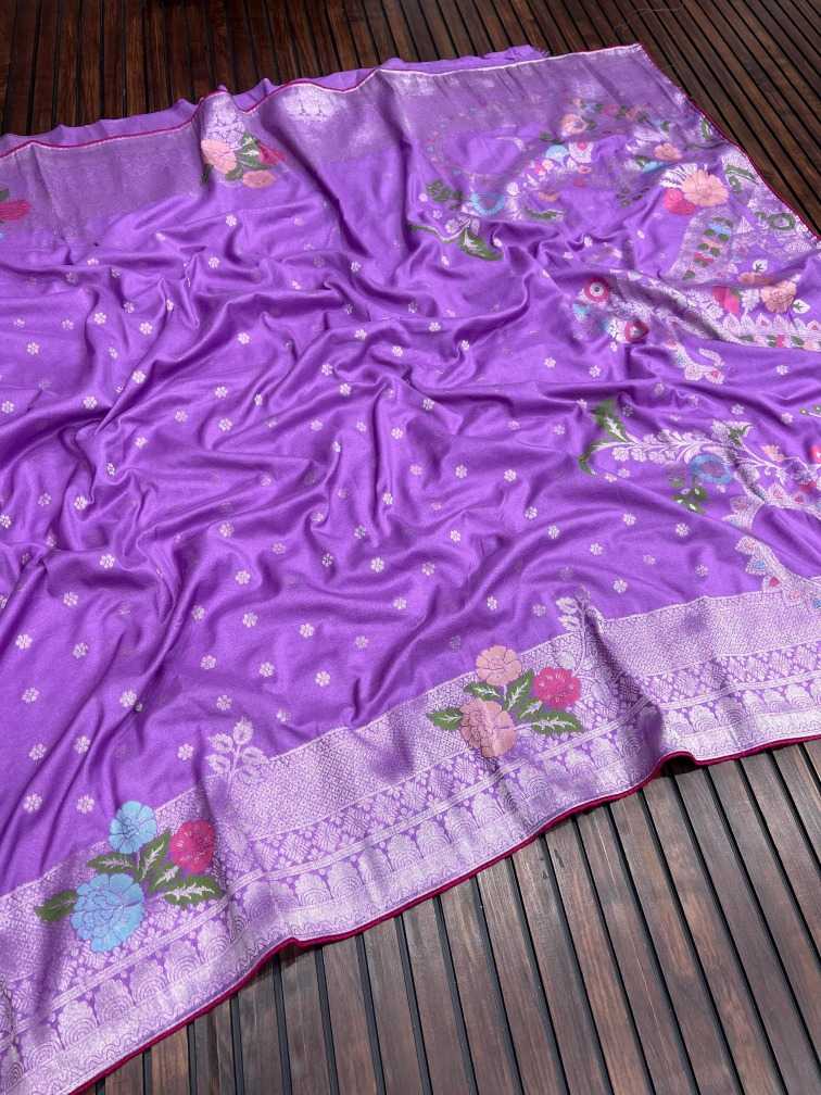 Pure Silk Soft Saree in Black