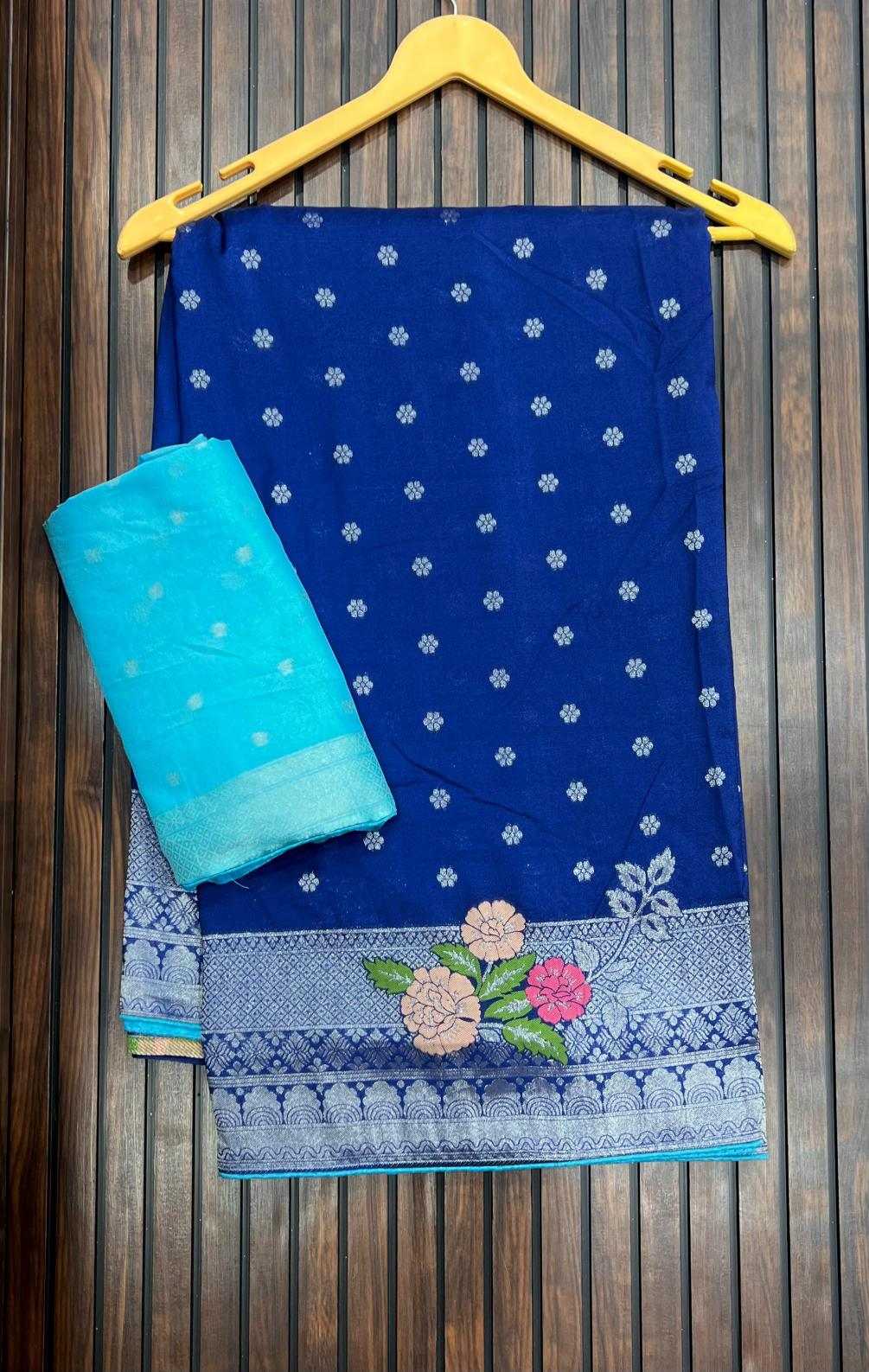 Pure Silk Soft Saree in Black