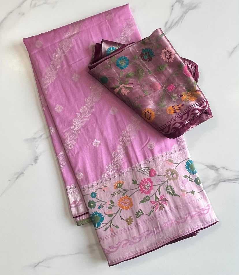 Paithani Silk Crepe Saree