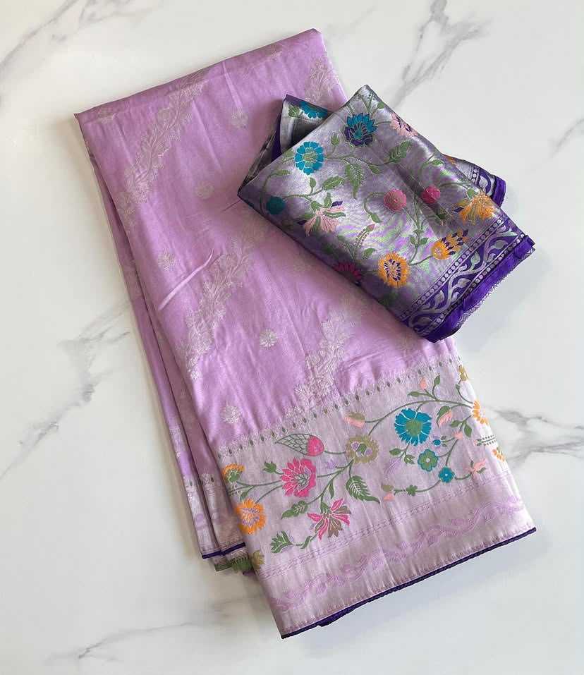 Paithani Silk Crepe Saree