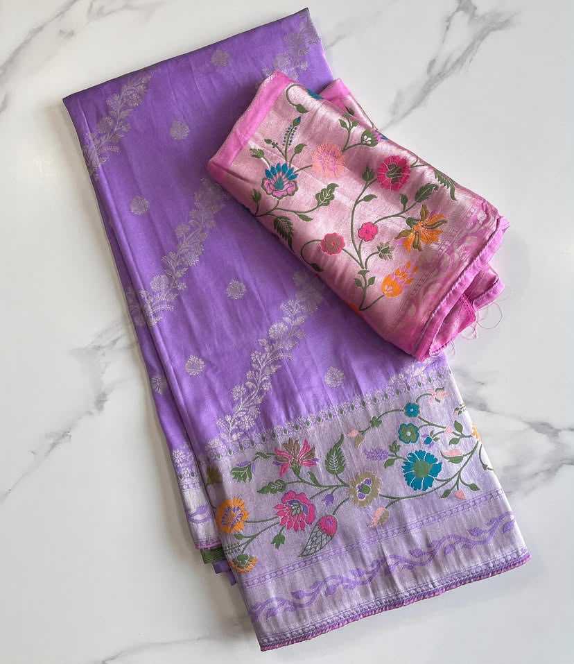 Paithani Silk Crepe Saree