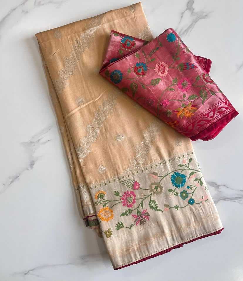 Paithani Silk Crepe Saree