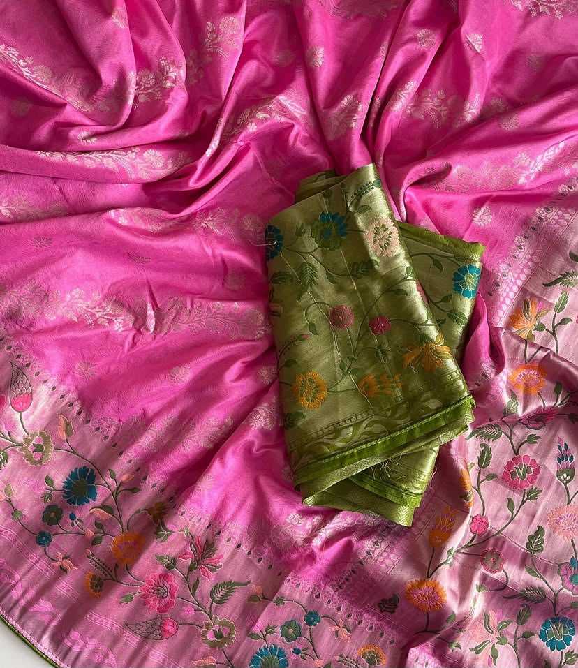 Paithani Silk Crepe Saree
