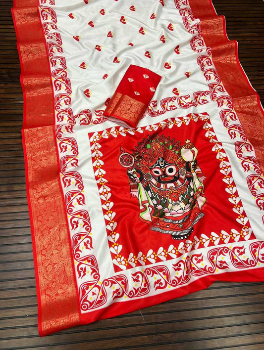 Lichi Silk Traditional Saree