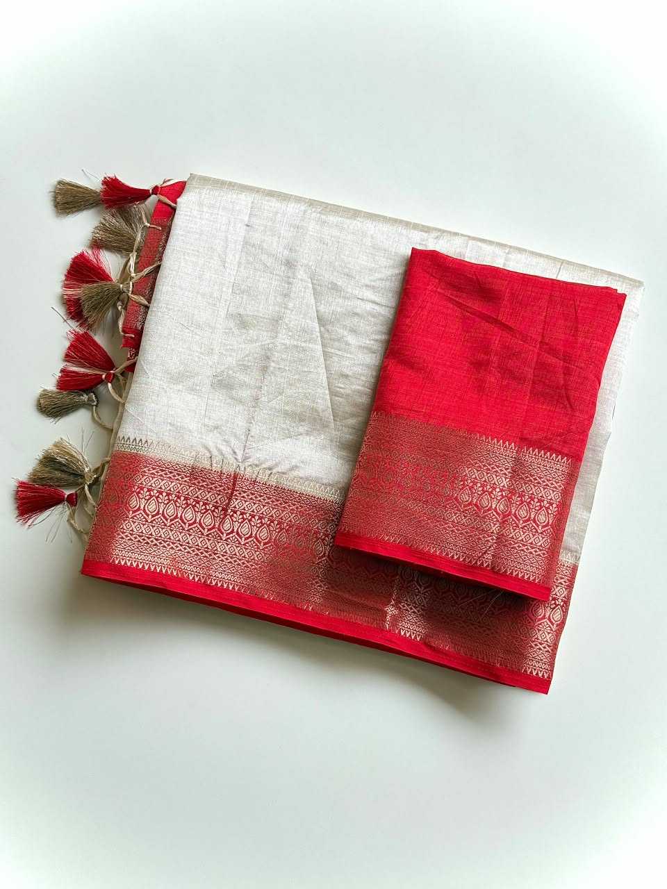 Aadhvini Tussar Silk Saree