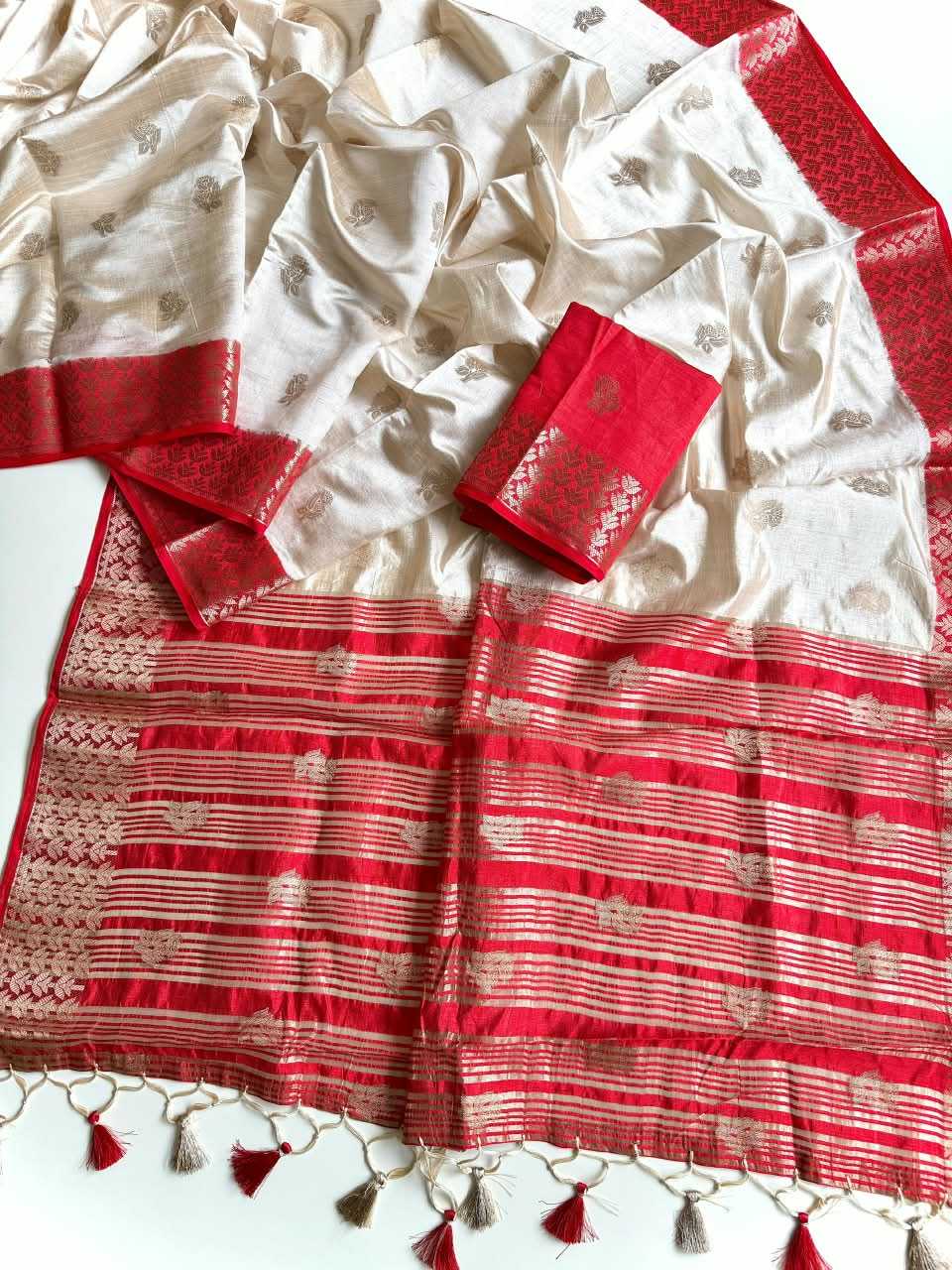 Aakshara Tussar Silk Saree