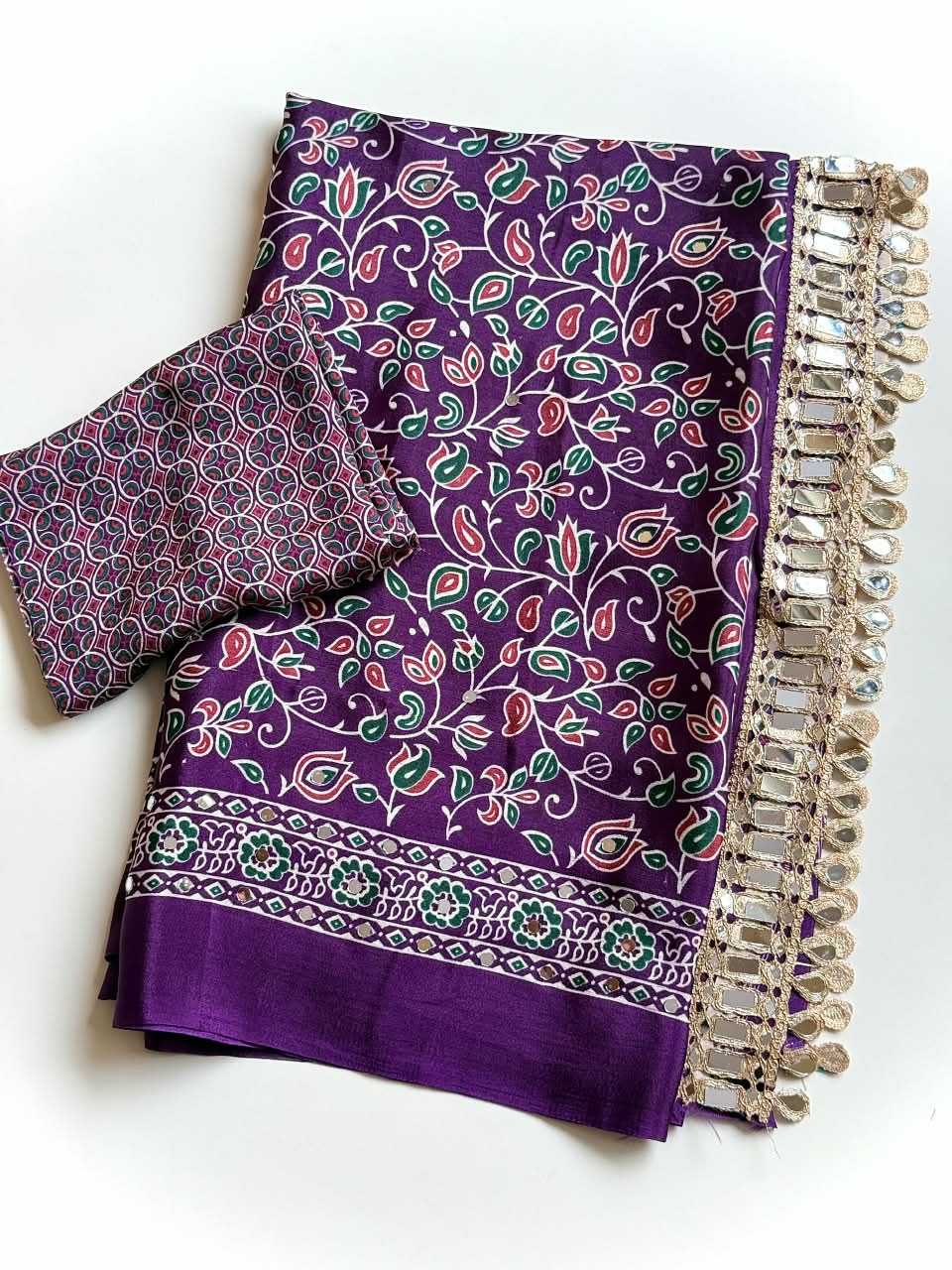Aamrithika Crepe Silk Soft Saree